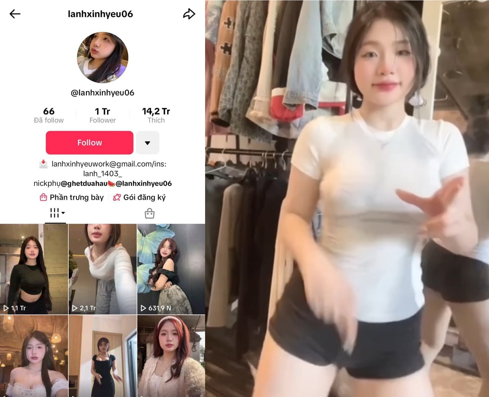 Gymer mông cong kiểu mèo rên mê anh à
