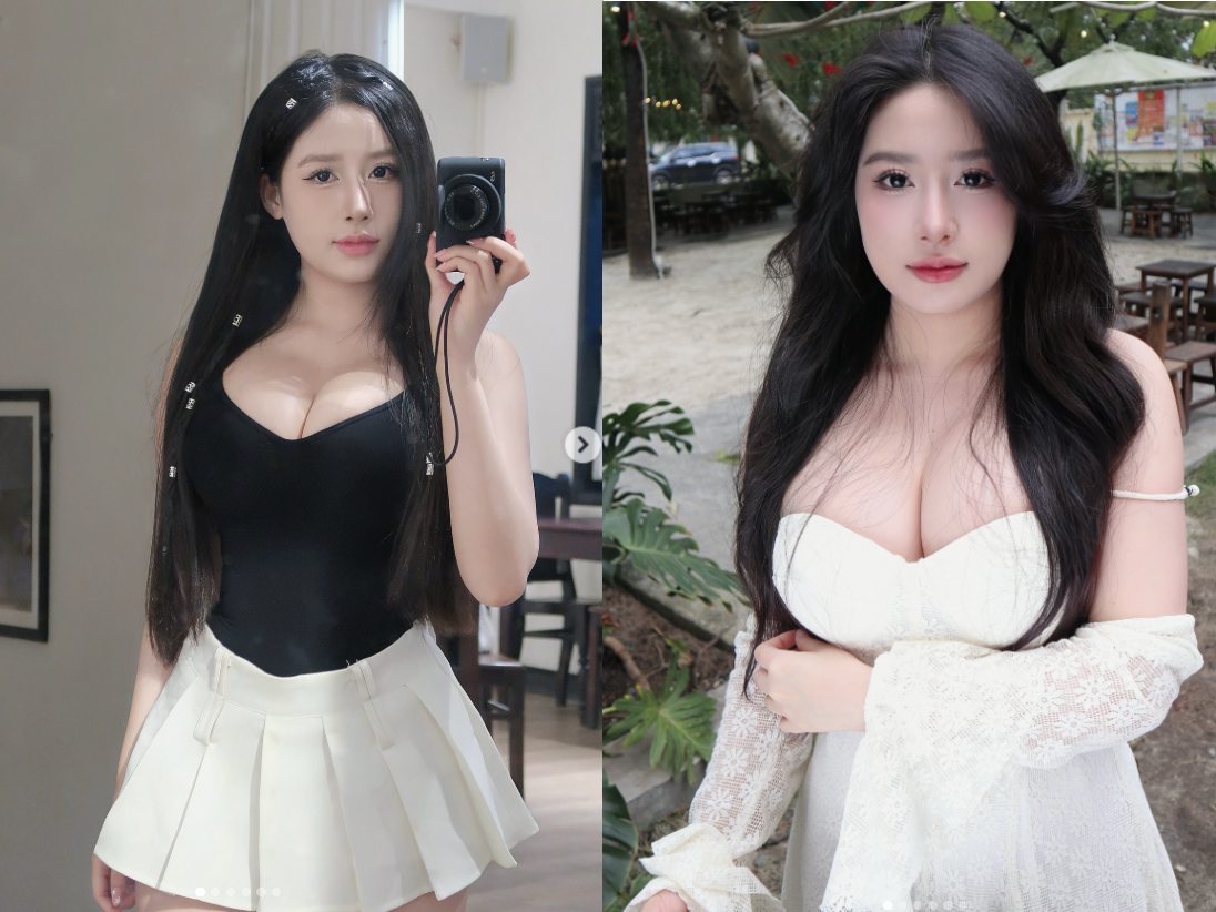 Thẩm định hàng em Giang bím nâu mướt mát